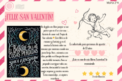 Pink Beige Grey Illustrative Valentine's Day Greeting Card - 1